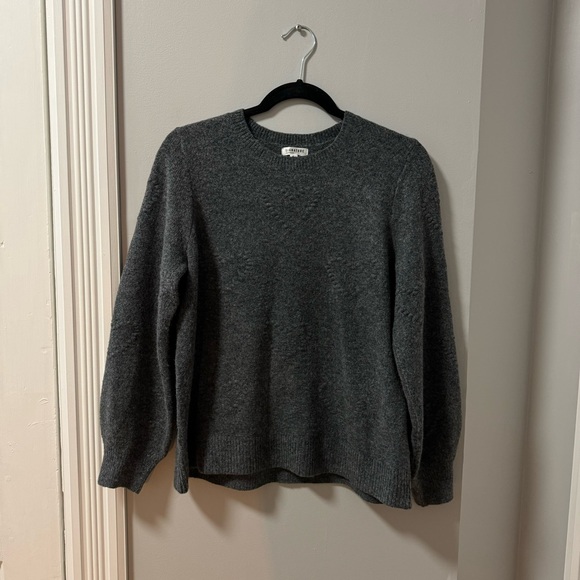 Charcoal Grey Heart Detail Sweater - Picture 1 of 6